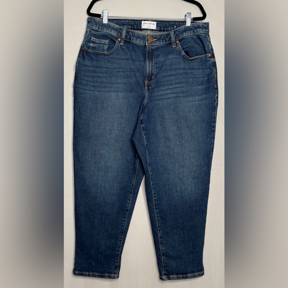 Lane Bryant Dark Blue Ankle Jeans